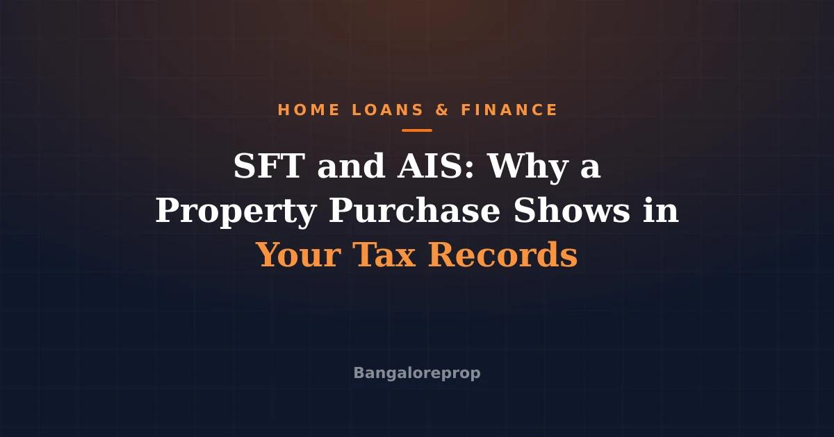 SFT and AIS: Why a Property Purchase Shows in Your Tax Records