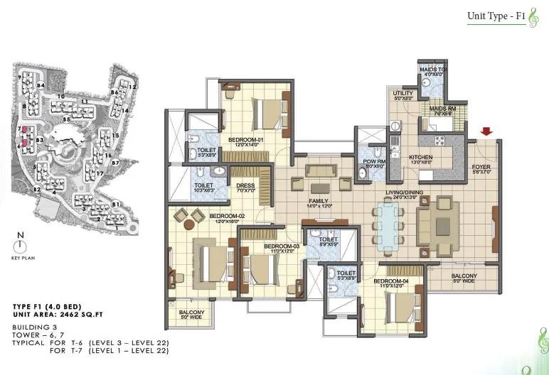 Prestige Song Of The South floor plan 3