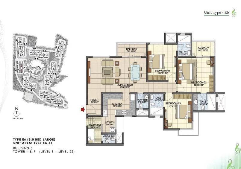 Prestige Song Of The South floor plan 4