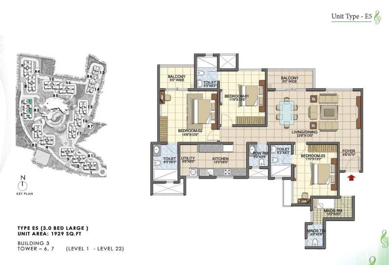 Prestige Song Of The South floor plan 5