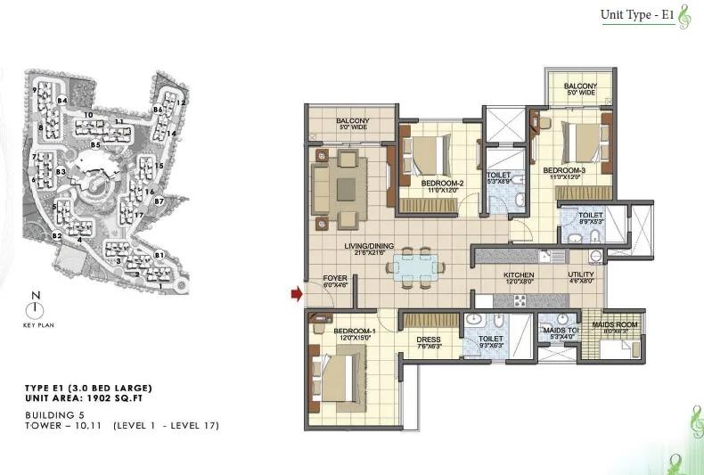 Prestige Song Of The South floor plan 9