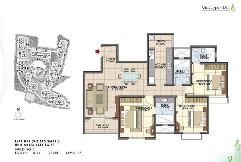 Prestige Song Of The South floor plan 11