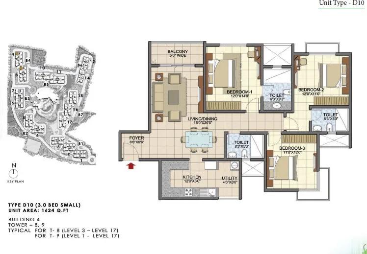 Prestige Song Of The South floor plan 13