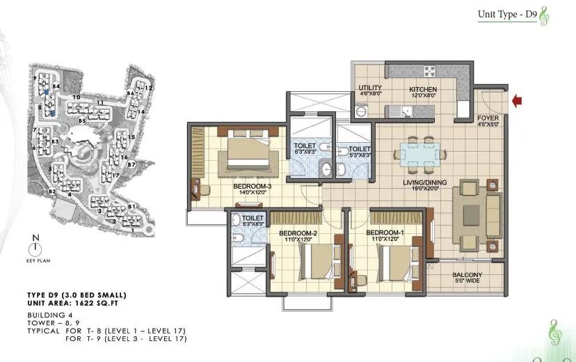 Prestige Song Of The South floor plan 14