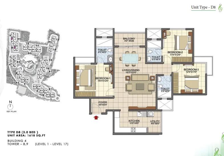 Prestige Song Of The South floor plan 16