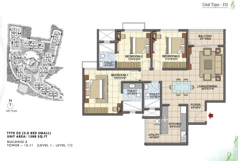 Prestige Song Of The South floor plan 20
