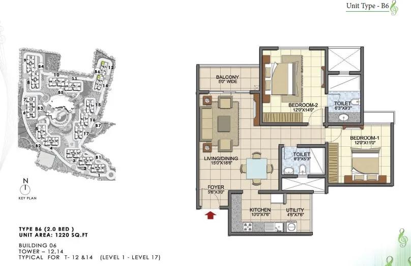 Prestige Song Of The South floor plan 39