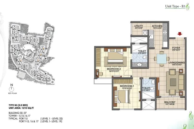 Prestige Song Of The South floor plan 42