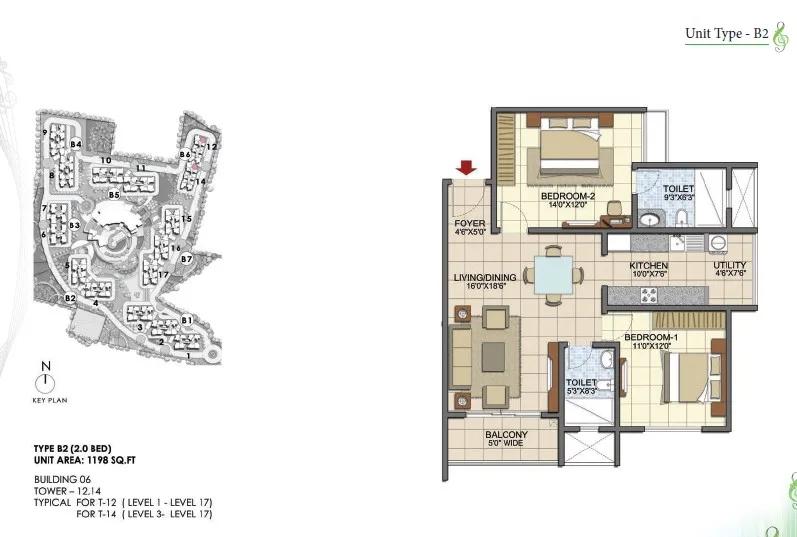 Prestige Song Of The South floor plan 43