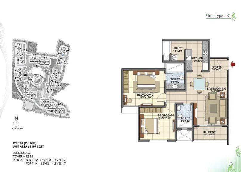 Prestige Song Of The South floor plan 44