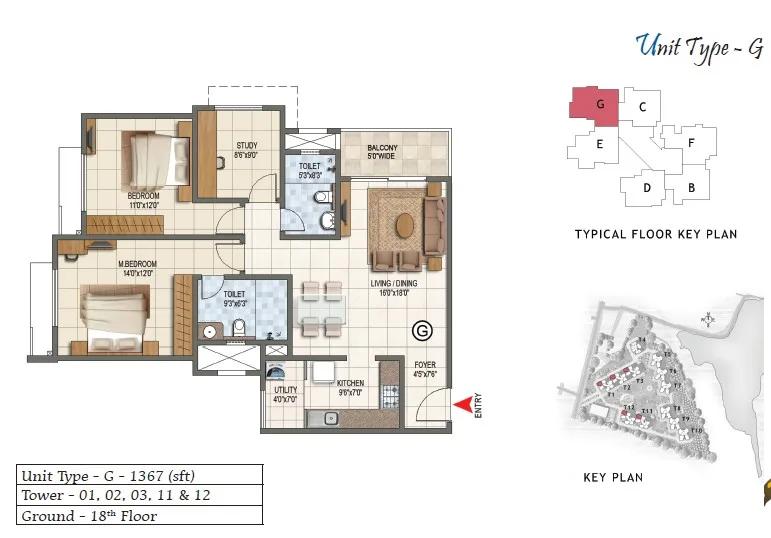Prestige Lake Ridge floor plan 8