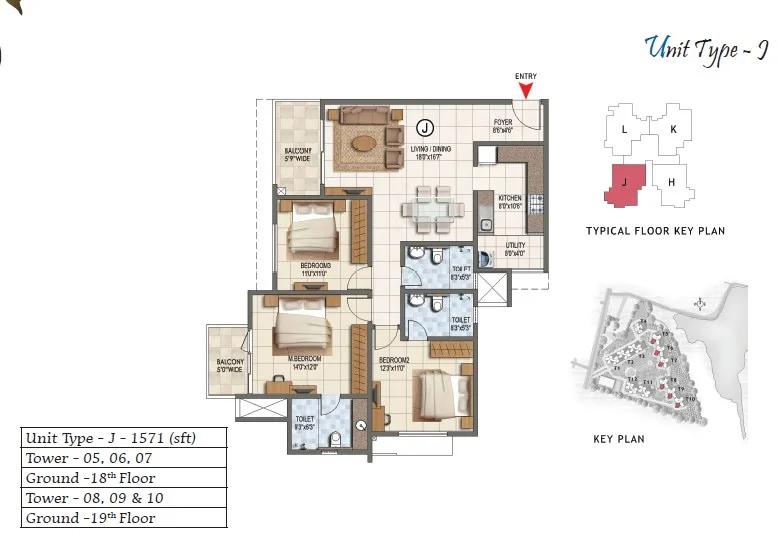Prestige Lake Ridge floor plan 11