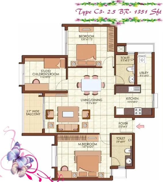 Prestige Kew Gardens floor plan 16