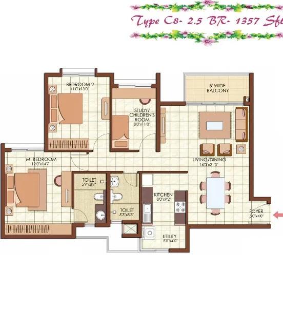 Prestige Kew Gardens floor plan 19