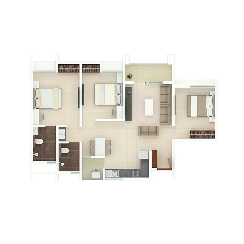 Rohan Akriti floor plan 5