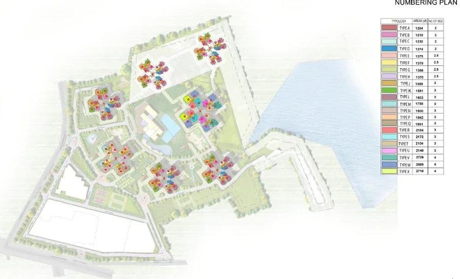 Layout plan of Prestige Falcon City