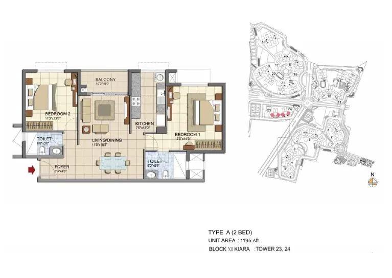 Prestige Lakeside Habitat floor plan 9