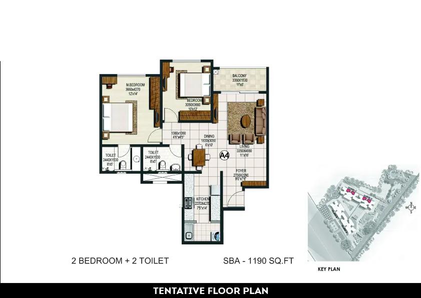 Brigade Buena Vista floor plan 1