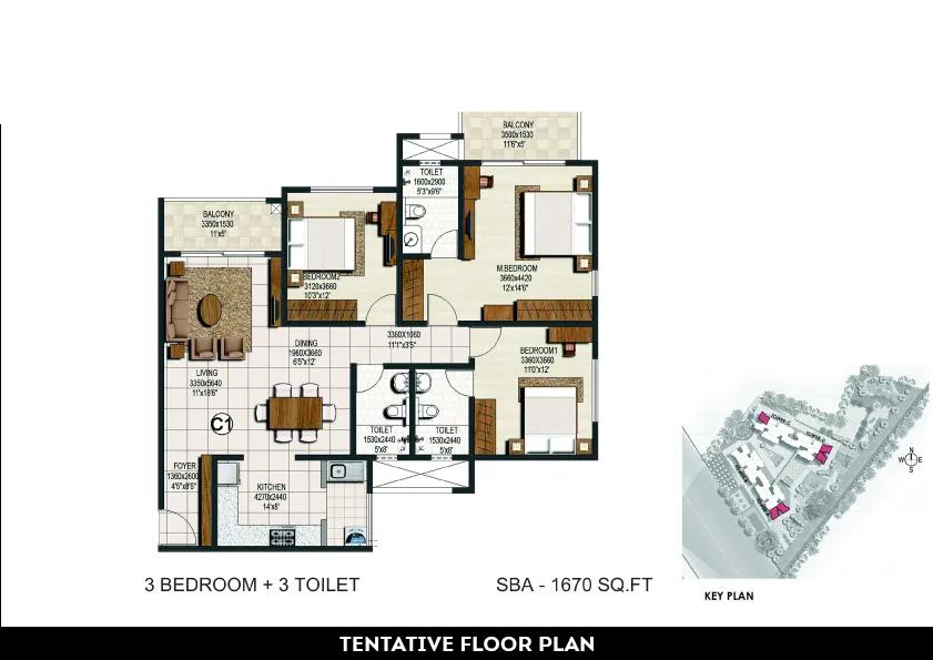 Brigade Buena Vista floor plan 3