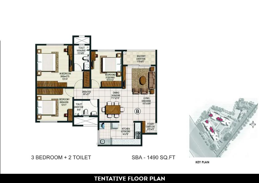 Brigade Buena Vista floor plan 4