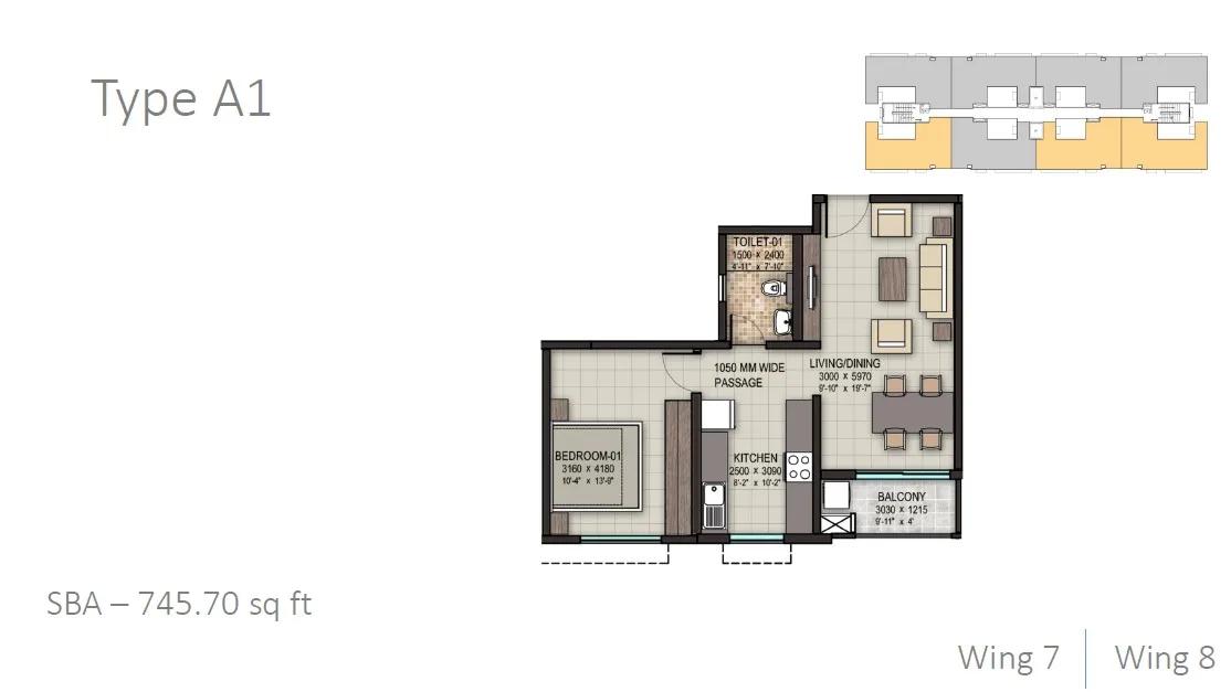 Sobha Dream Acres floor plan 4