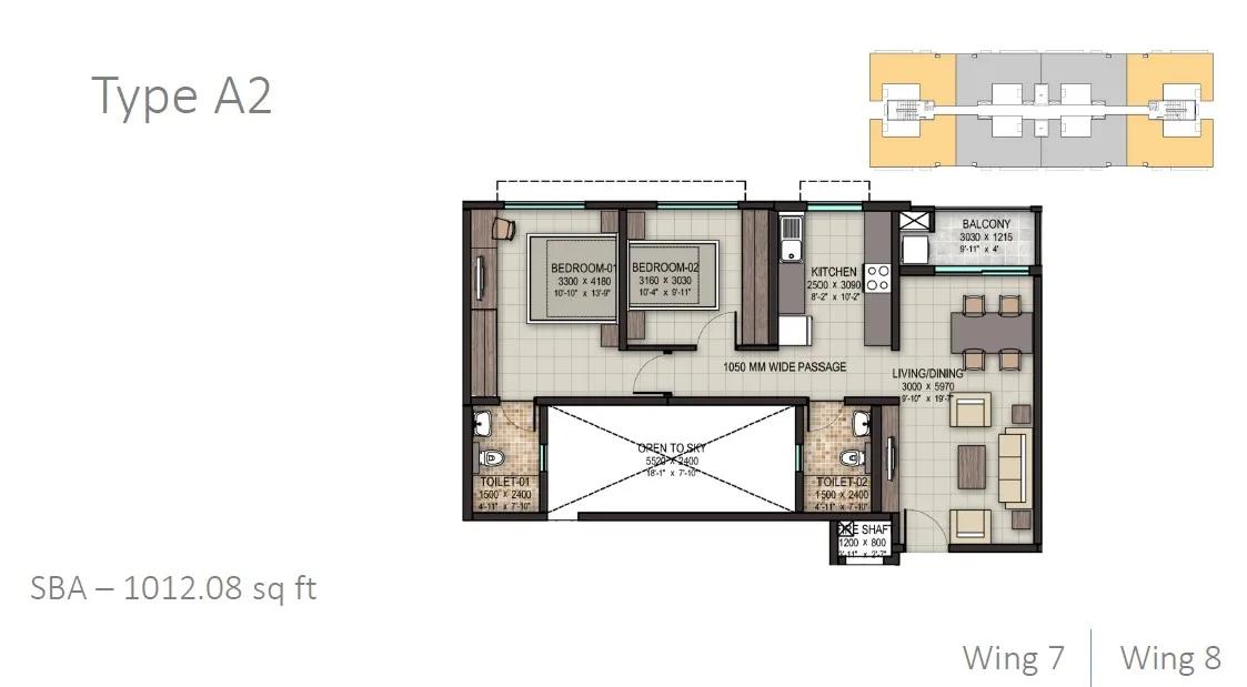 Sobha Dream Acres floor plan 6