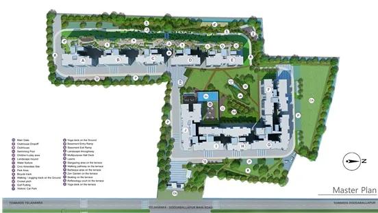 Layout plan of Godrej Avenues