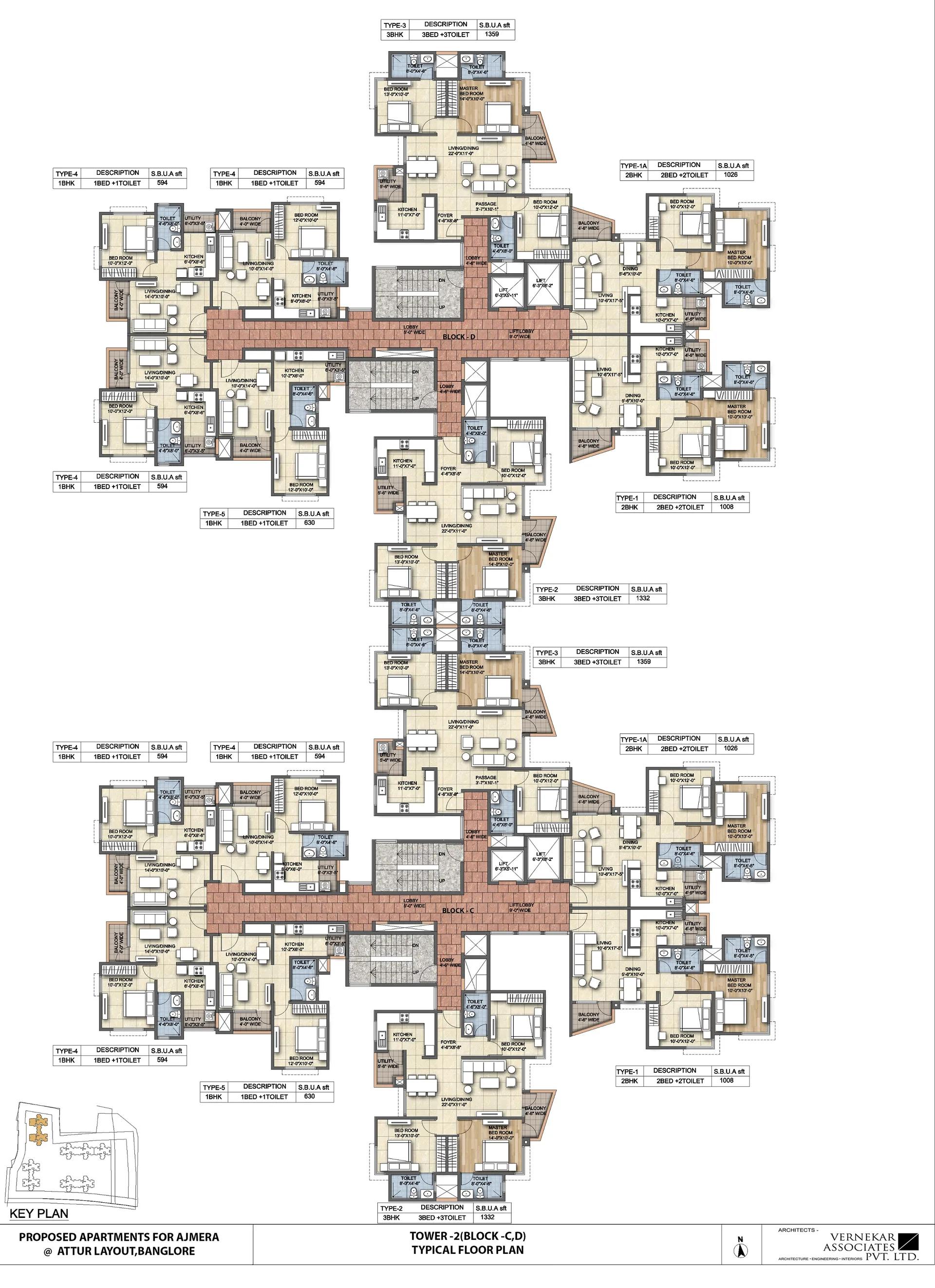 Ajmera Lugaano floor plan 2