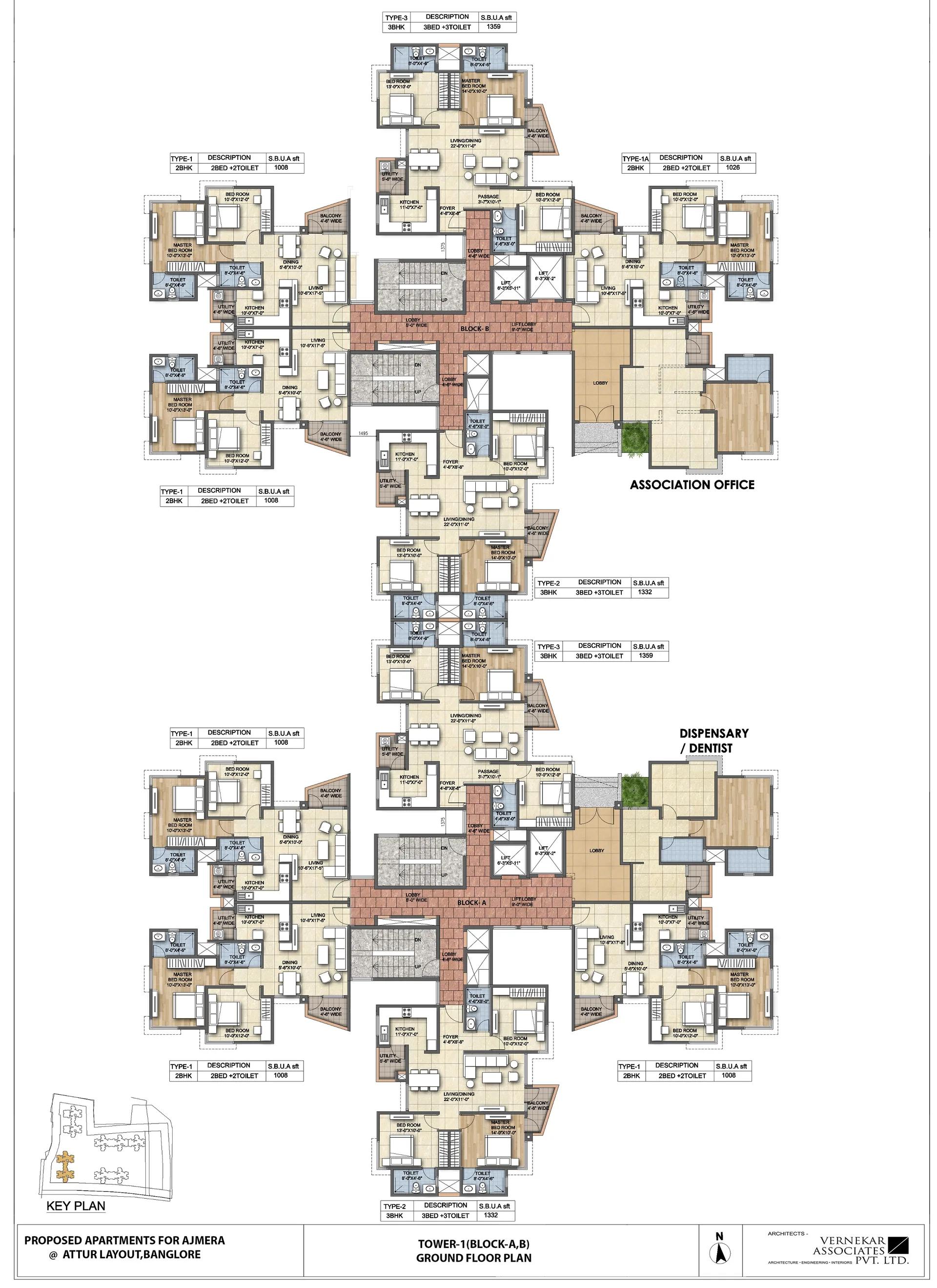 Ajmera Lugaano floor plan 3