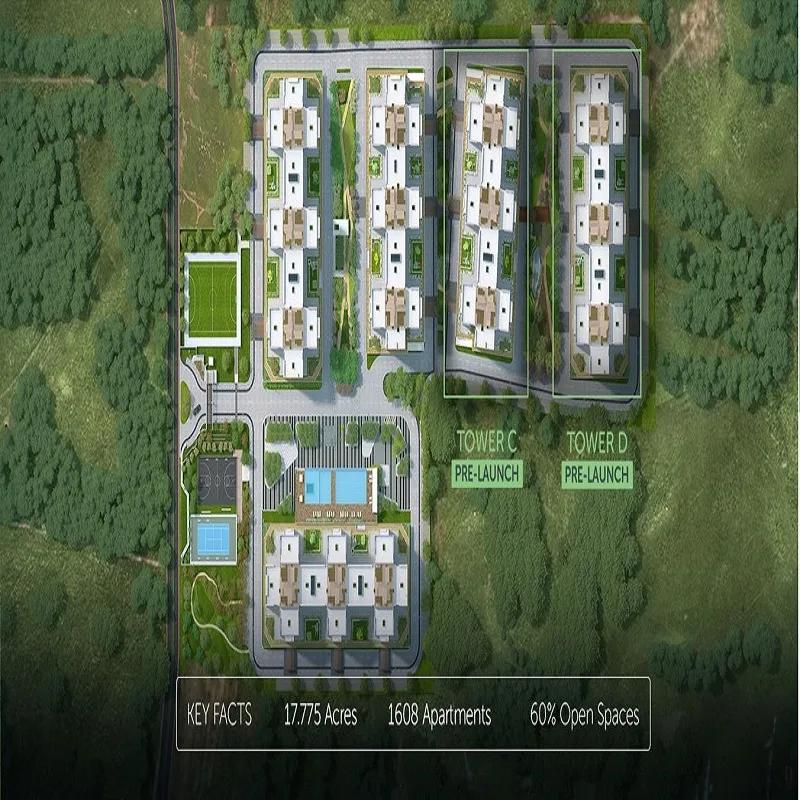Layout plan of Assetz Lifestyle 63 Degree East