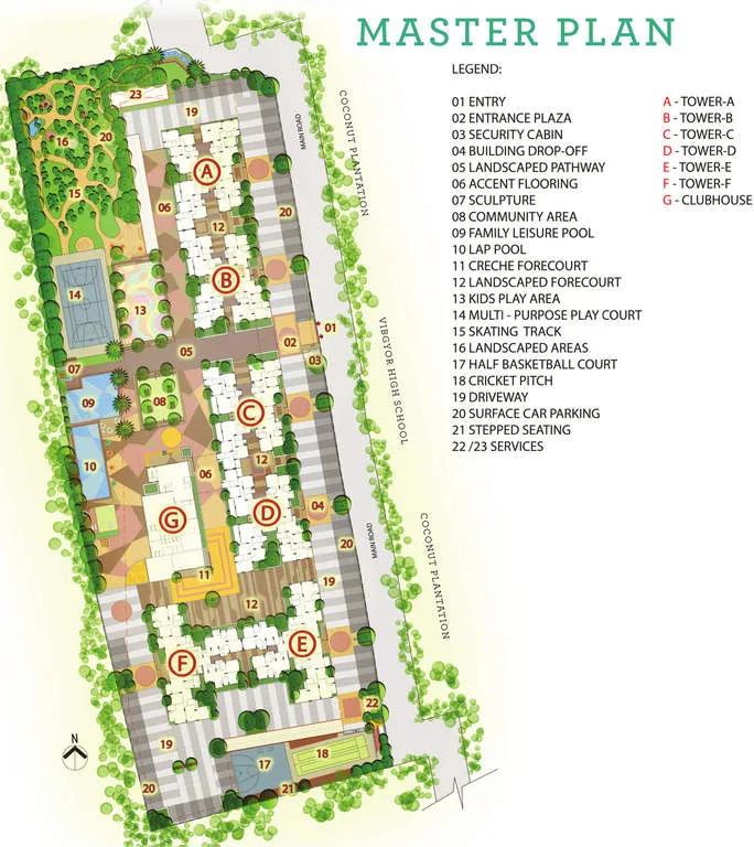 Layout plan of Vaswani Menlo Park