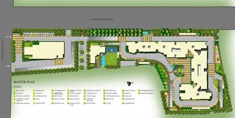 Layout plan of Bren Champion Square