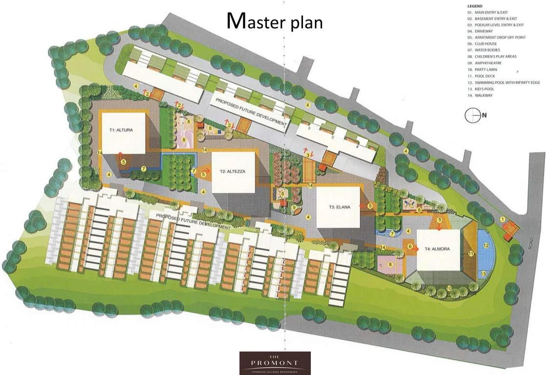 Layout plan of TATA The Promont