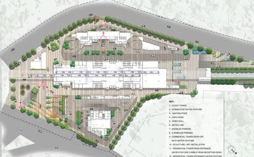 Layout plan of Mantri Centrium