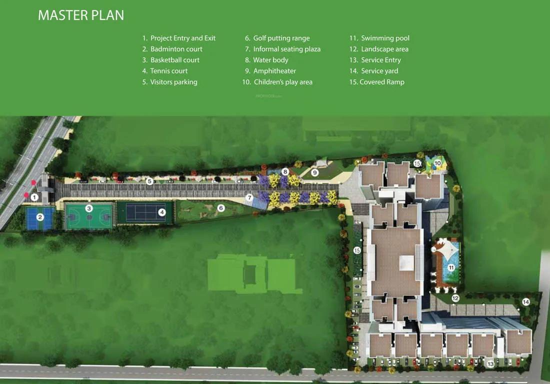 Layout plan of Habitat Eden Heights