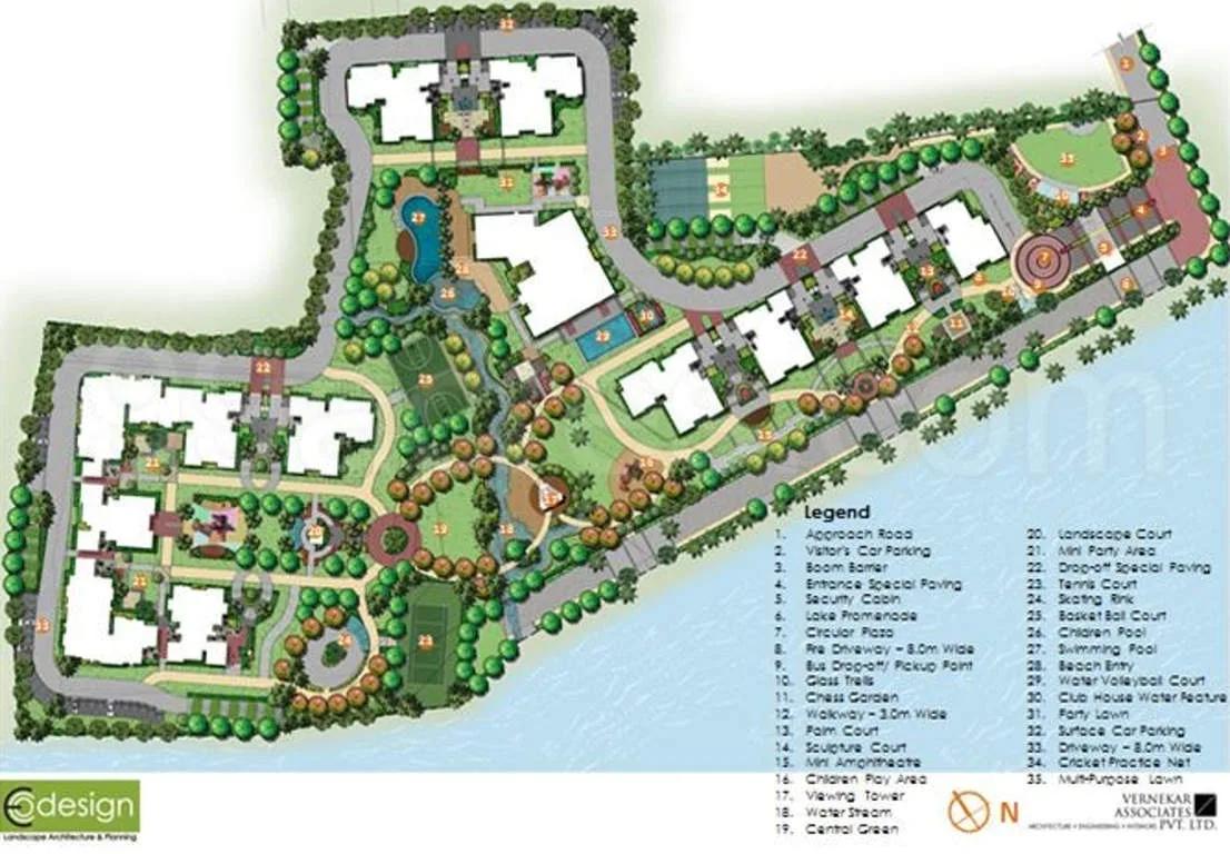 Layout plan of Ramky One Carnival