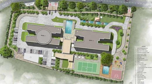 Layout plan of Sobha Clovelly