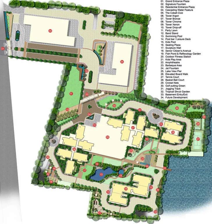 Layout plan of Century Ethos