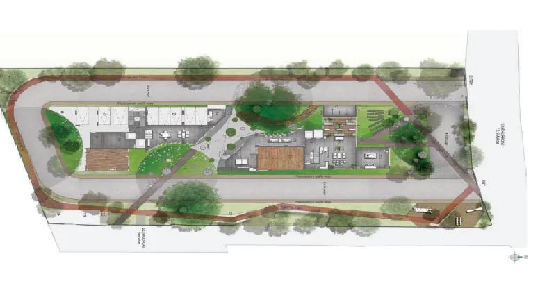 Layout plan of Assetz 38 & Banyan