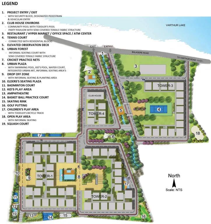 Layout plan of Ecolife Elements Of Nature