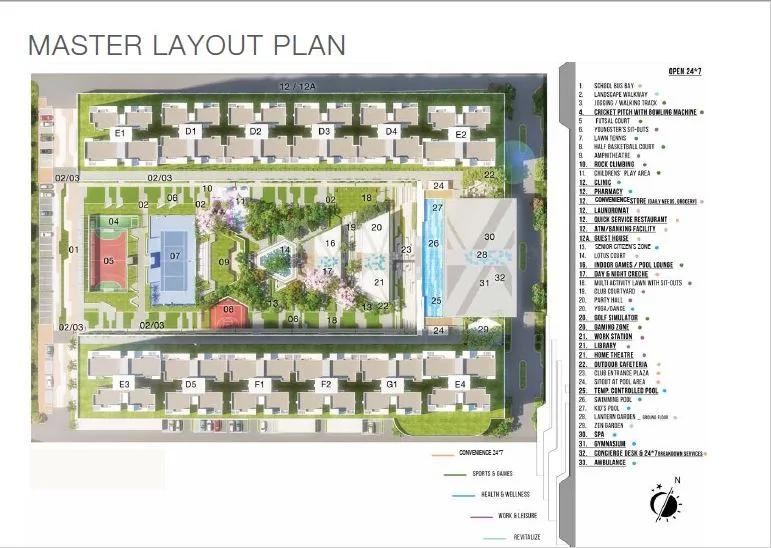 Layout plan of Godrej 24