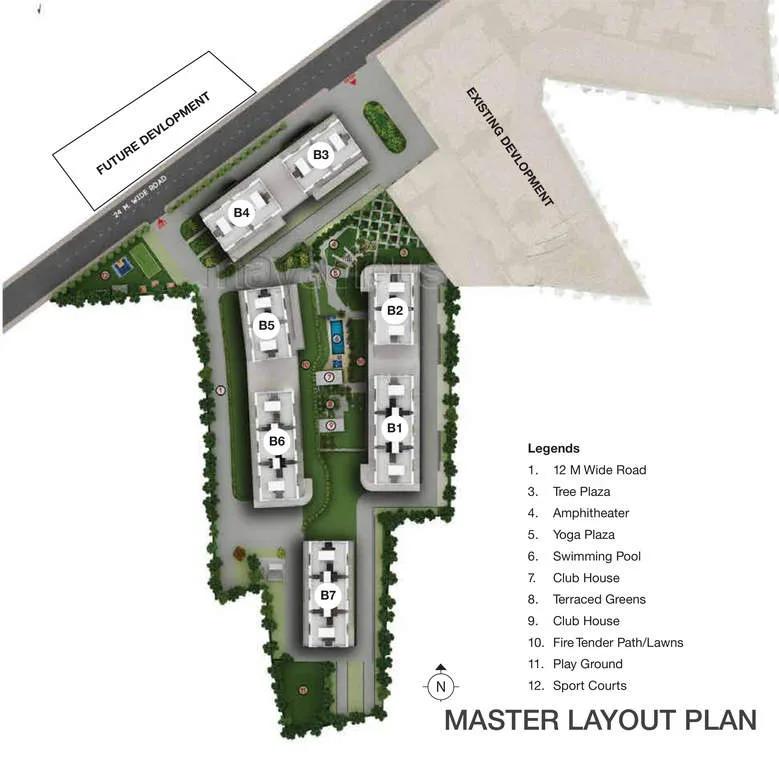 Layout plan of Godrej Greens