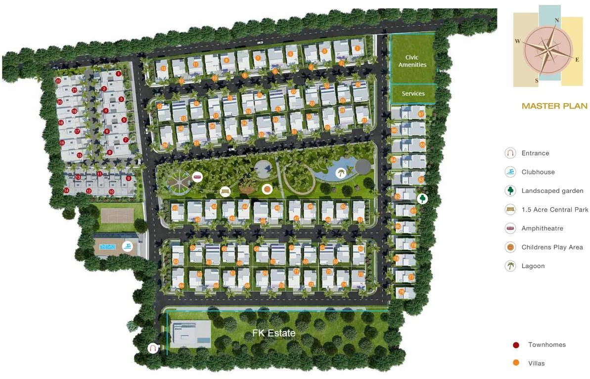 Layout plan of Godrej Gold County