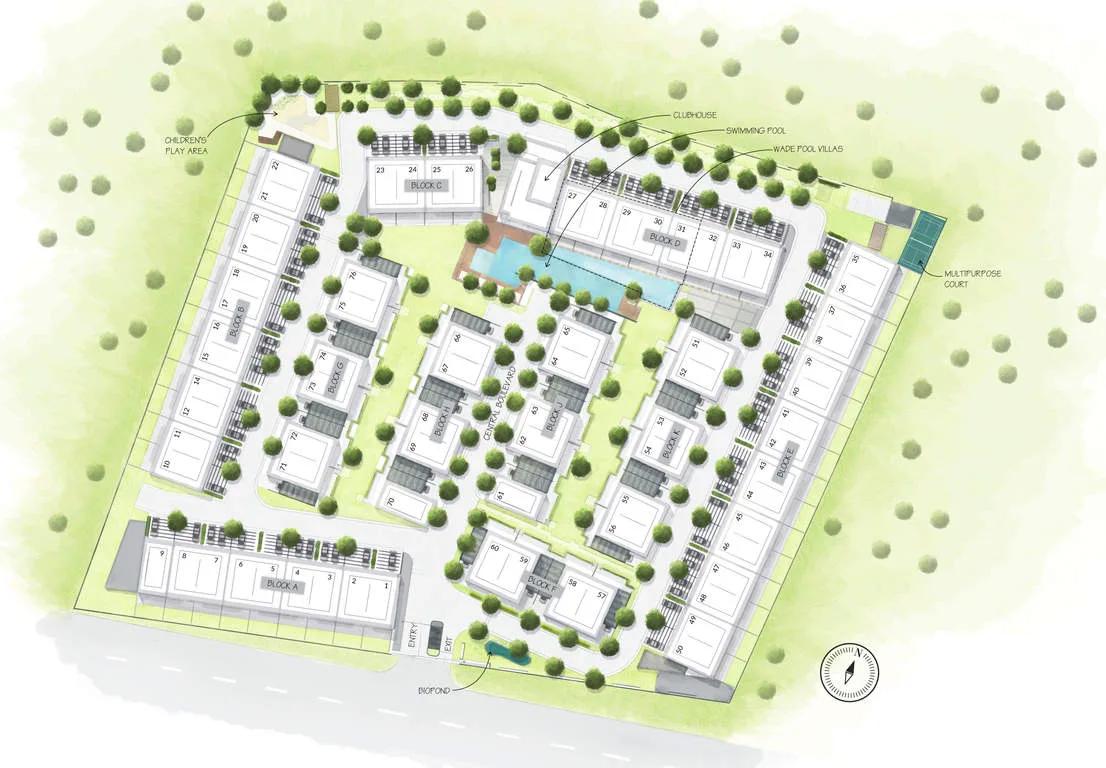 Layout plan of Goyal Alanoville