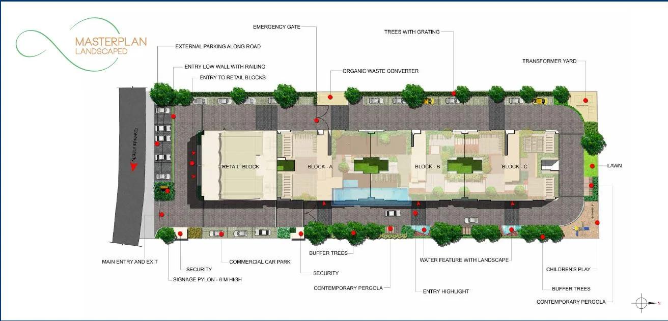 Layout plan of Ajmera Annex