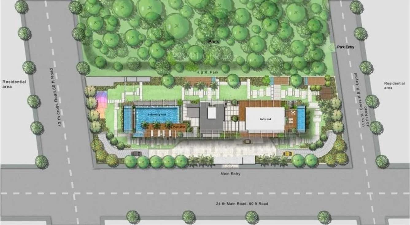 Layout plan of Assetz 27 Park Avenue