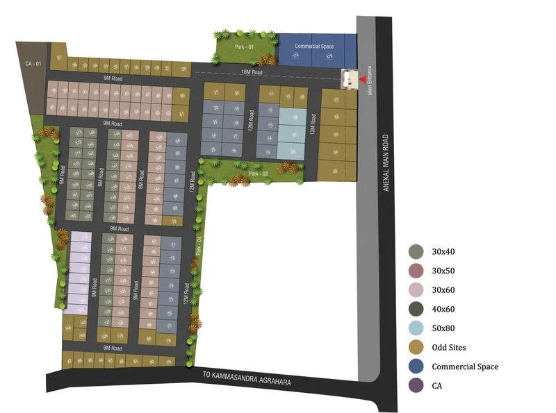 Layout plan of Concorde Royal Sunnyvale