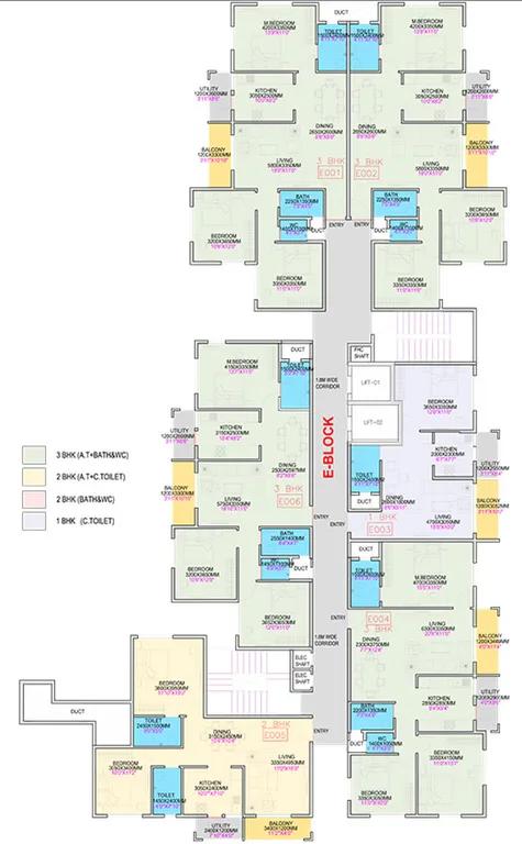 Layout plan of Concorde Spring Meadows