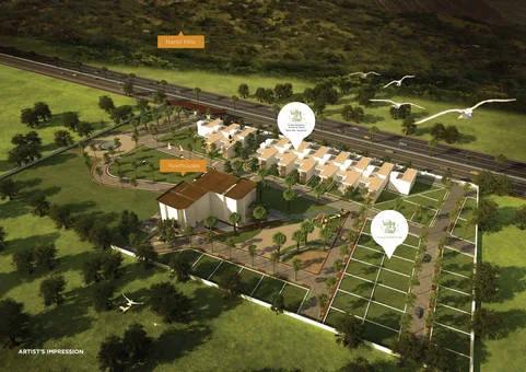 Layout plan of DivyaSree Valley of the Wind