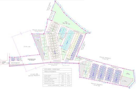 Layout plan of Golden Homes III